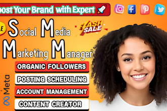 be your instagram, fb and tiktok social media marketing manager content creator