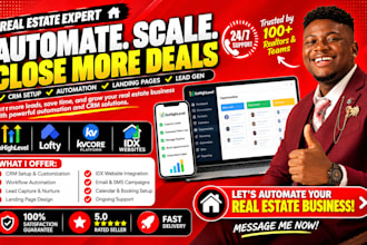 setup gohighlevel ghl crm lofty crm follow up boss kvcore wise agent idx website