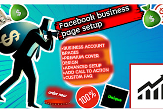 create,fix or optimize facebook business page or fan page