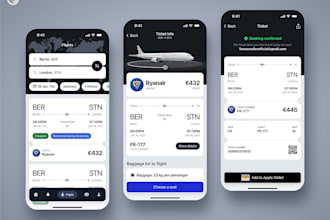 build flight booking app, ticket booking, resort booking app, hotel booking app