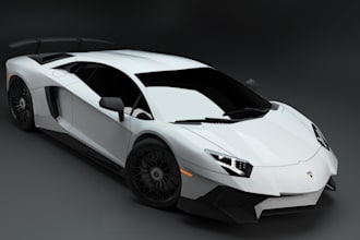 build 3d car, nurbs curves, custom body kit stl, car tuning,realistic car render
