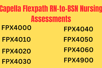 write capella flexpath rn to bsn msn dnp nursing assessment in one billing cycle