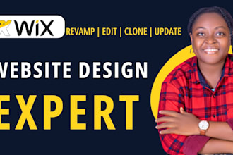design wix site redesign wix website redesign wix site clone wix website revamp