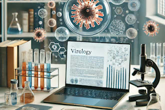 write virology, bacteriology, and microbiology articles for research or blogs