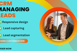 build a custom CRM system for lead management and sales tracking