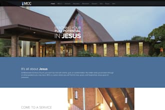 church website design nonprofit charity donation fundraising book author website