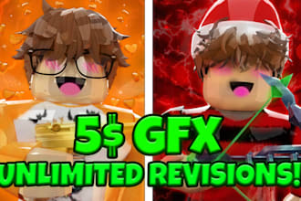 make you a roblox gfx