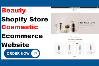 design profitable beauty shopify store salon store cosmetic ecommerce website