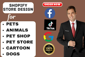 design pets dogs cats animals pet store cartoon vector pet shop shopify website