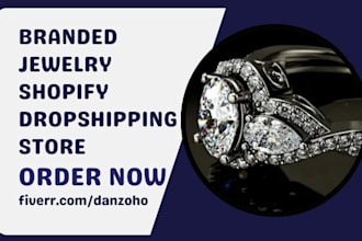 design branded jewelry store dropshipping store fashion store fashion website