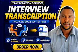 transcribe interviews and focus group discussions