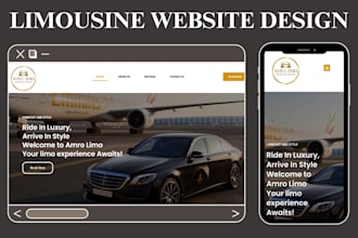create limousine chauffeur limo website with online booking functionality