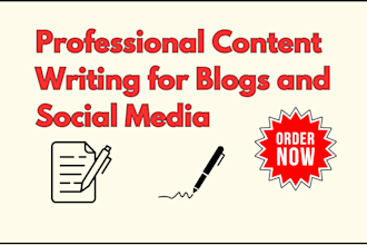 write high quality captions and content for blogs and social media