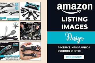 design professional amazon listing images, product infographics,product photos