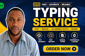 retype scanned documents, pdfs and images into word