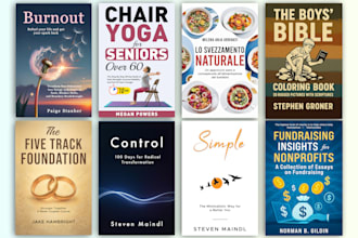 do minimalist book cover design and ebook cover
