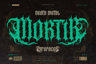 design a brutal death metal logo