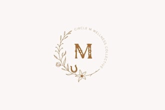 design cowgirl health wellness company logo