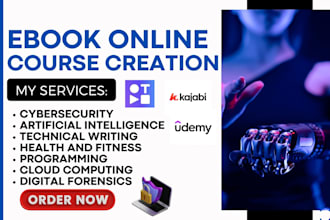 create cyber security powerpoint presentation, ebook, ppt slides udemy thinkific