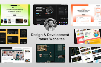 create a modern, responsive website with framer