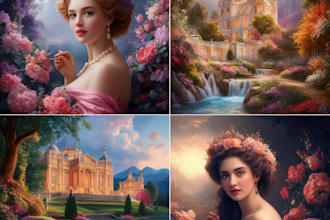 turn your photos into realistic digital oil painting