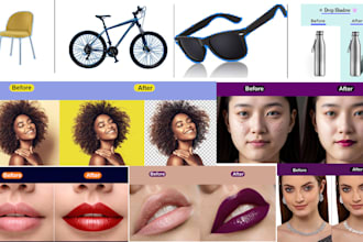 do clipping path, background removal and photo editing