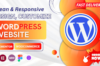 do wordpress website design, redesign, upgrade