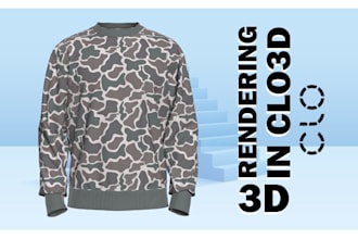 do 3d rendering for your ideas in clo3d