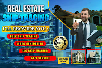 do bulk skip tracing and lead generation