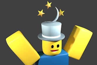 deliver 3d model for roblox ugc, roblox accessories