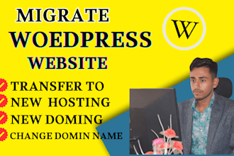 migrate or transfer your website to a new domain or hosting