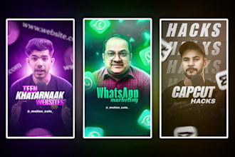 design reels cover or thumbnail for instagram and tiktok