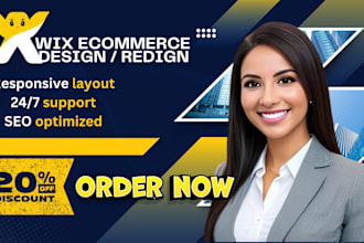 build wix ecommerce, webstore, webshop, online store, wix redesign