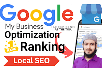 optimize google my business page for local SEO gmb ranking