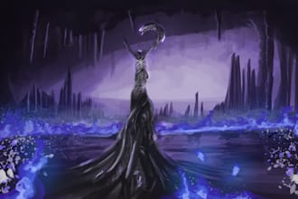 paint your fantasy characters or beautiful landscapes