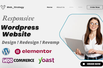 create responsive wordpres website design and development