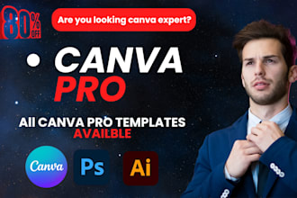 do your canva pro expert designs and provide all amazing templete you need