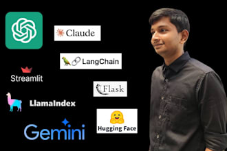 build ai agents with langchain or pydanticai and any llm