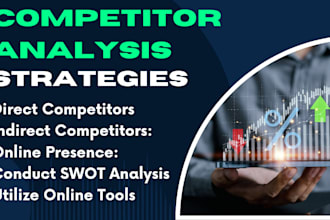 conduct market research, industry analysis, competitor analysis, business plan