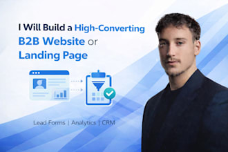 build a high converting b2b website or landing page