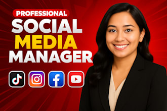 social media manager for instagram linkedin pinterest and twitter marketing