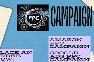 setup, manage and optimize PPC campaign, PPC management, ads sponsored