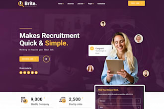 recruitment wordpress website job board website staffing website