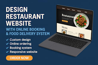 restaurant website design food website with online booking and ordering system