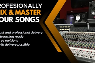 mix and master your rap, rock, metal, pop, edm song