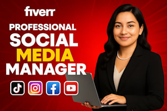 social media manager for instagram linkedin pinterest and twitter marketing