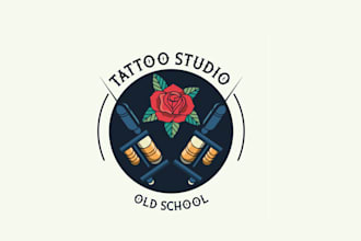 make talented skull tattoo studio logo