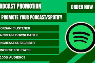promote your apple and spotify musis podcast