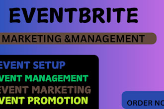 event promotion, event eventbrite promotion setup expert,