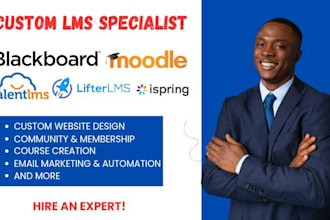 setup ispring talentlms blackboard moodle h5p  lectora for elearning